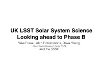 LSST RAS General Presentation