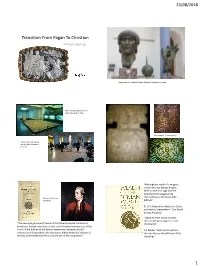 Pagan to Christian Slides As Printable Handout