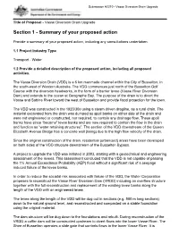 Section 1 - Summary of Your Proposed Action