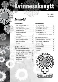 Kvinnesaksnytt 1-2011