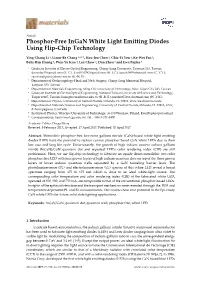 Phosphor-Free Ingan White Light Emitting Diodes Using Flip-Chip Technology