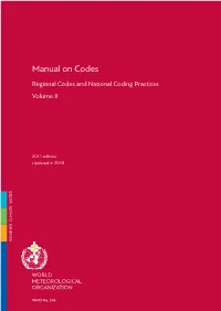 Regional Codes and National Coding Practices, Volume II