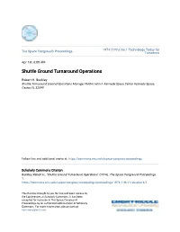 Shuttle Ground Turnaround Operations