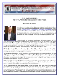 The Gatekeepers: Geopolitics and the Limits of Power