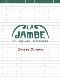 Vins Et Boissons Vins