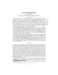 Bourbaki and Algebraic Topology by John Mccleary a Talk1 Given at The