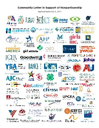 Community Letter in Support of Nonpartisanship