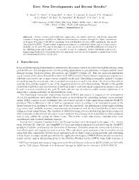 Diet: New Developments and Recent Results⋆