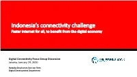 Digital Connectivity in Indonesia: Accelerating Access and Affordability