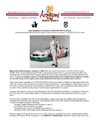 Gray Gaulding to Compete in NASCAR K&N Pro Series Gaulding