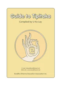 Guide to Tipitaka