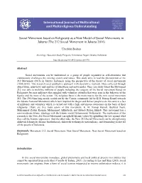 International Journal of Multicultural and Multireligious Understanding (IJMMU) Vol