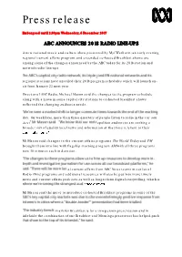 Press Release