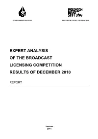 Expert Analysis of the Broadcast Licensing Competition Results of December 2010