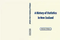 History of Statistics in New Zealand