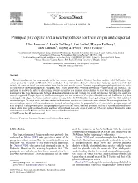 Pinniped Phylogeny and a New Hypothesis for Their Origin and Dispersal