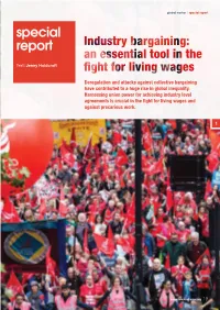 19 Deregulation and Attacks Against Collective Bargaining Have