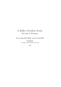 A Buffer Overflow Study