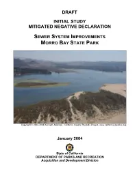Draft Initial Study Mitigated Negative Declaration Sewer System