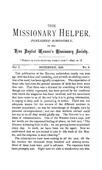 Missionary Helper