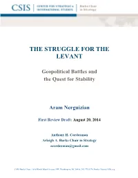 The Struggle for the Levant