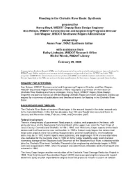 Flooding in the Chehalis River Basin: Synthesis