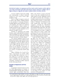 IHF REPORT 2006 ITALY 213 Reduce the Number of Applications Against Judges and Prosecutors Among Magis- Italy in the Ecthr