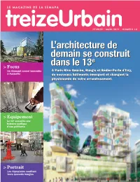 L'architecture De Demain Se Construit Dans Le