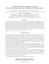 An Infrared Photon-Counting Photometer Based on the Edge-Illuminated Solid-State Photomultiplier