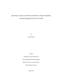 Discourse, Poststructuralist Feminism, and Media Presentations of Women