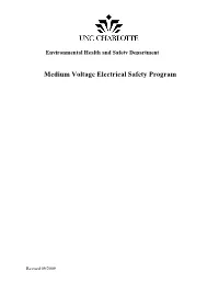 Medium Voltage Electrical Safety Program