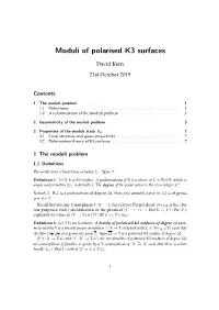 Moduli of Polarised K3 Surfaces