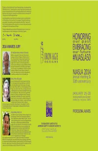 NJASLA 2014 Awards Program