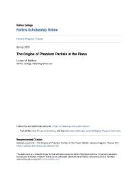 The Origins of Phantom Partials in the Piano