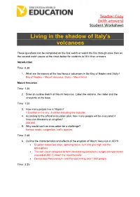 Video Worksheet Teacher Version Answers