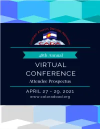 2021 CADA Attendee Prospectus