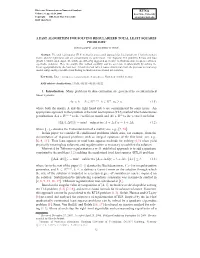 A Fast Algorithm for Solving Regularized Total Least Squares Problems∗
