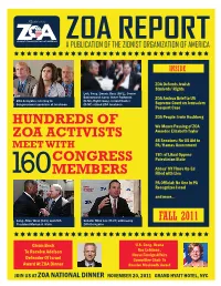 Congress Members Hundreds of Zoa Activists