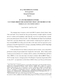 EU and Emerging Powers