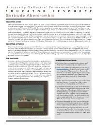 Gertrude Abercrombie