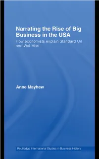 How Economists Explain Standard Oil and Wal-Mart