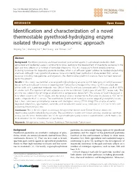 Identification and Characterization of a Novel Thermostable Pyrethroid
