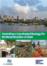 Promoting a Coordinated Strategy for the Reconstruction of Gaza