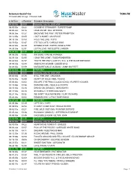 Schedule Quickprint TKRN-FM