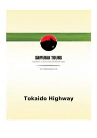Tokaido Highway 7 Days / 6 Nights Tokaido Highway