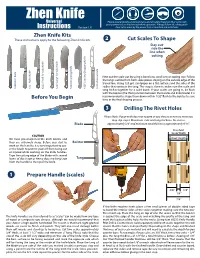 Zhen Knife Sharp Protection Universal Please Read and Fully Understand Any and All Safety Materials That Came with Your Power Tools Or Machinery Before Operation