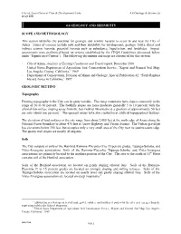 4.6 Geology and Seismicity