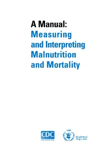 A Manual: Measuring and Interpreting Malnutrition and Mortality Acronyms