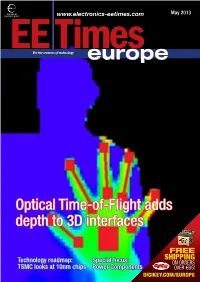 Optical Time-Of-Flight Adds Depth to 3D Interfaces