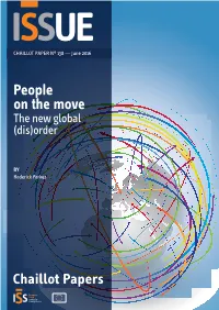 People on the Move the New Global (Dis)Order